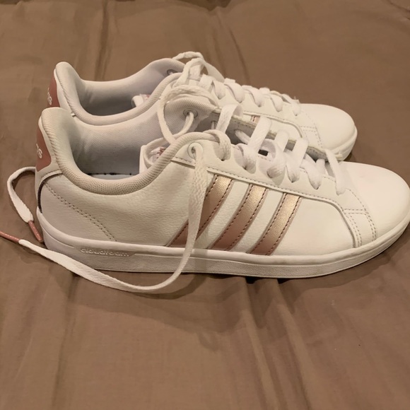 adidas grand court sneaker rose gold adidas grand court sneaker rose gold